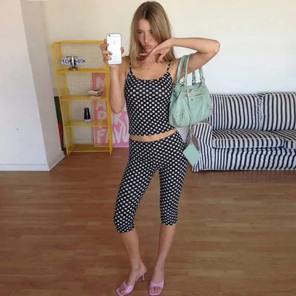 Polka Dot Pants Set