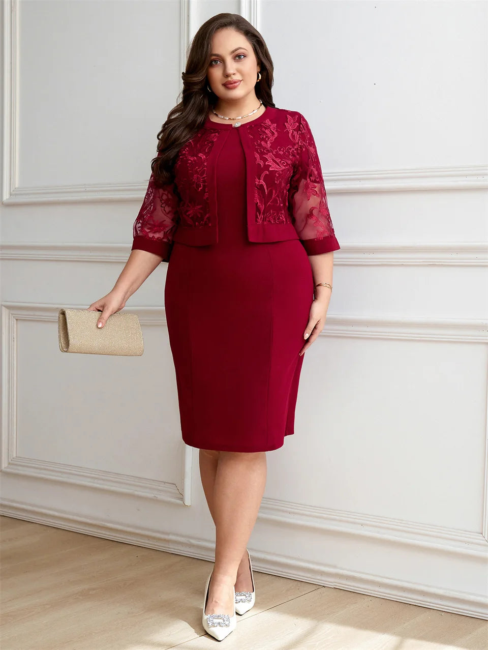 GIBSIE Plus Size Dress Sets
