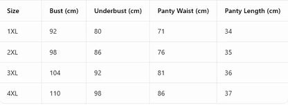 Women's Plus Size Sexy Lingerie Set