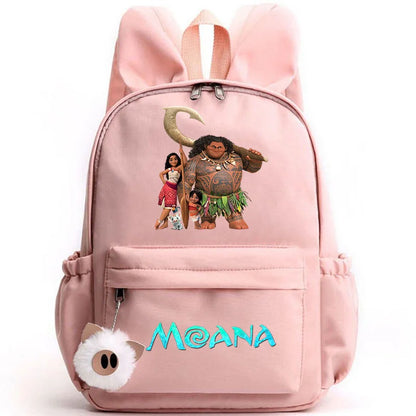 Disney Moana Backpack – Stylish & Practical with Playful Rabbit Ears for Kids and Teens