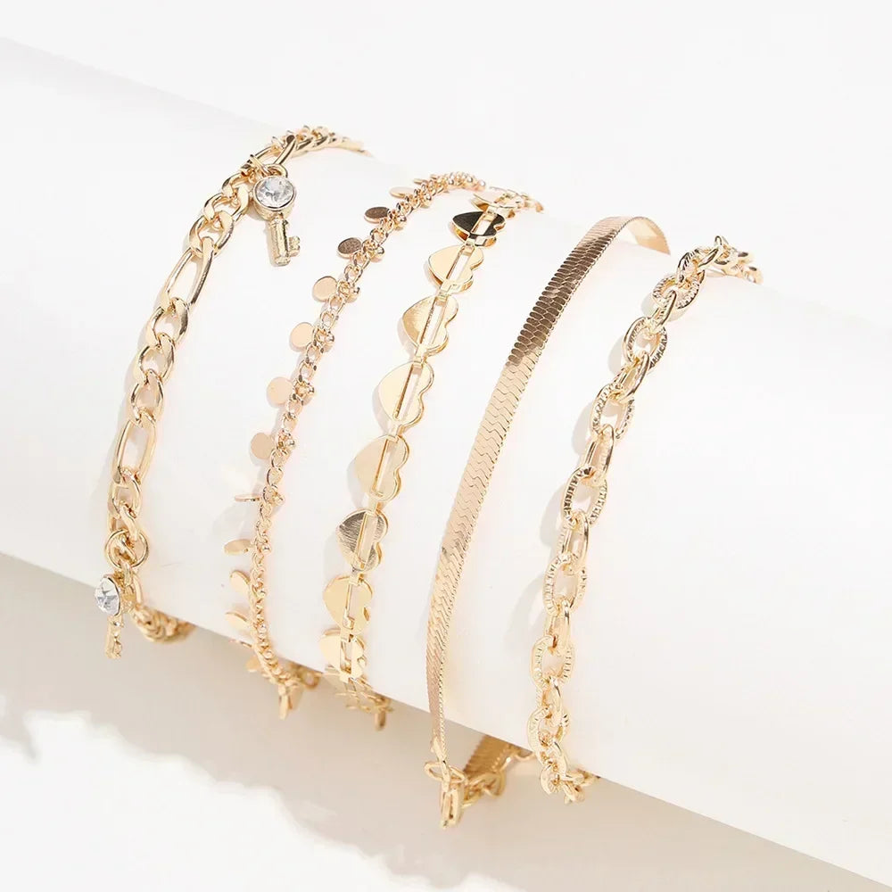 Браслет На Ногу Bohemian Charm Anklet Set