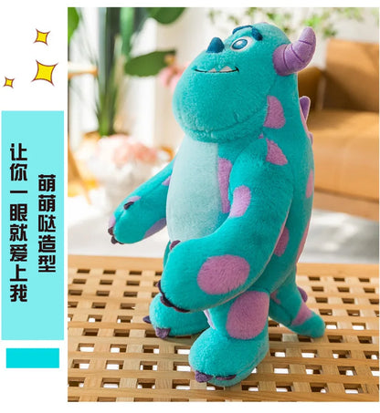 45cm New Rabbit Hair Blue Monster Plush Toys Boy Blue Monster Plushies Toy Children's Dolls Sleep Pillow Girl Doll for Kids Gift