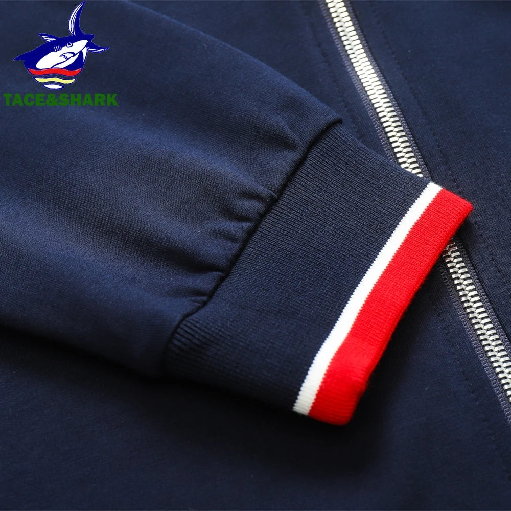 TACE&SHARK Casual White Military Jacket