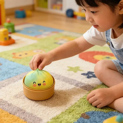 1pcs Party Time Realistic Steamed Bun Squeeze Toy