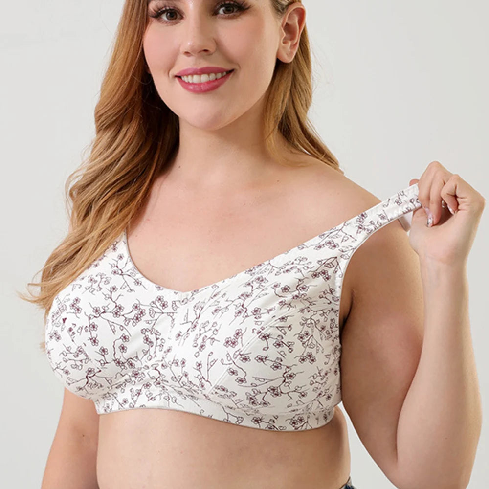 Plus Size Bra For Women Wireless Full Coverage