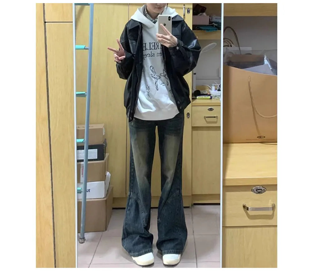 Dark Wash Denim Pants