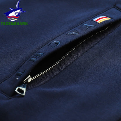 TACE&SHARK Casual White Military Jacket