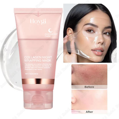 Collagen Night Mask – Korean Wrapping Gel for Moisture, Firmness & Radiant Skin (75ml)