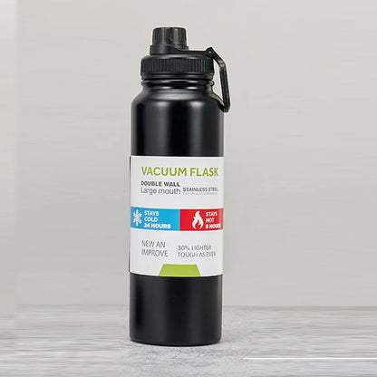 Stainless Steel Vacuum Flask – Car Thermal Cup for Hot & Cold Drinks
