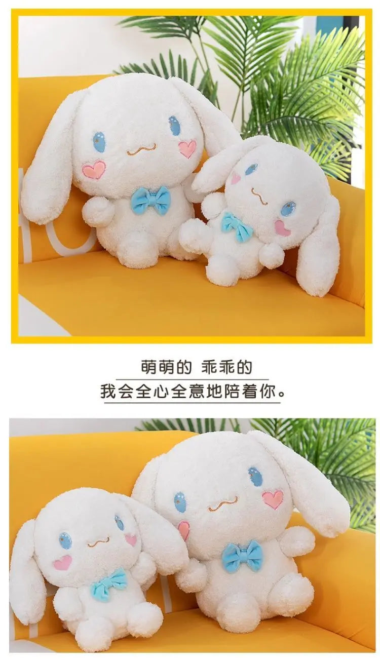 Cinnamoroll Plush Toys Cartoon Big Ear Dog Doll Little White Dog Toy Gives Best Friend Girl Sleep Pillow Decoration Plush Doll