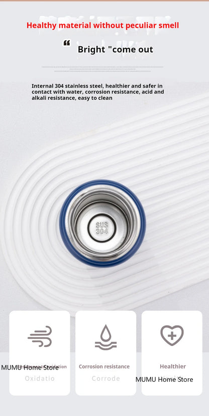 Stainless Steel Vacuum Flask – Car Thermal Cup for Hot & Cold Drinks