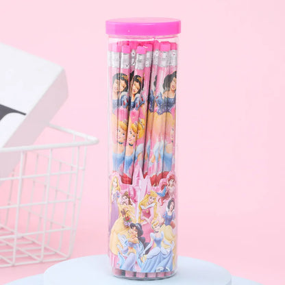 30Pcs/set Disney Pencil princess Stationery micky mouse Pencil Set Frozen Lovely School Supplies HB Pencil Holiday Gifts