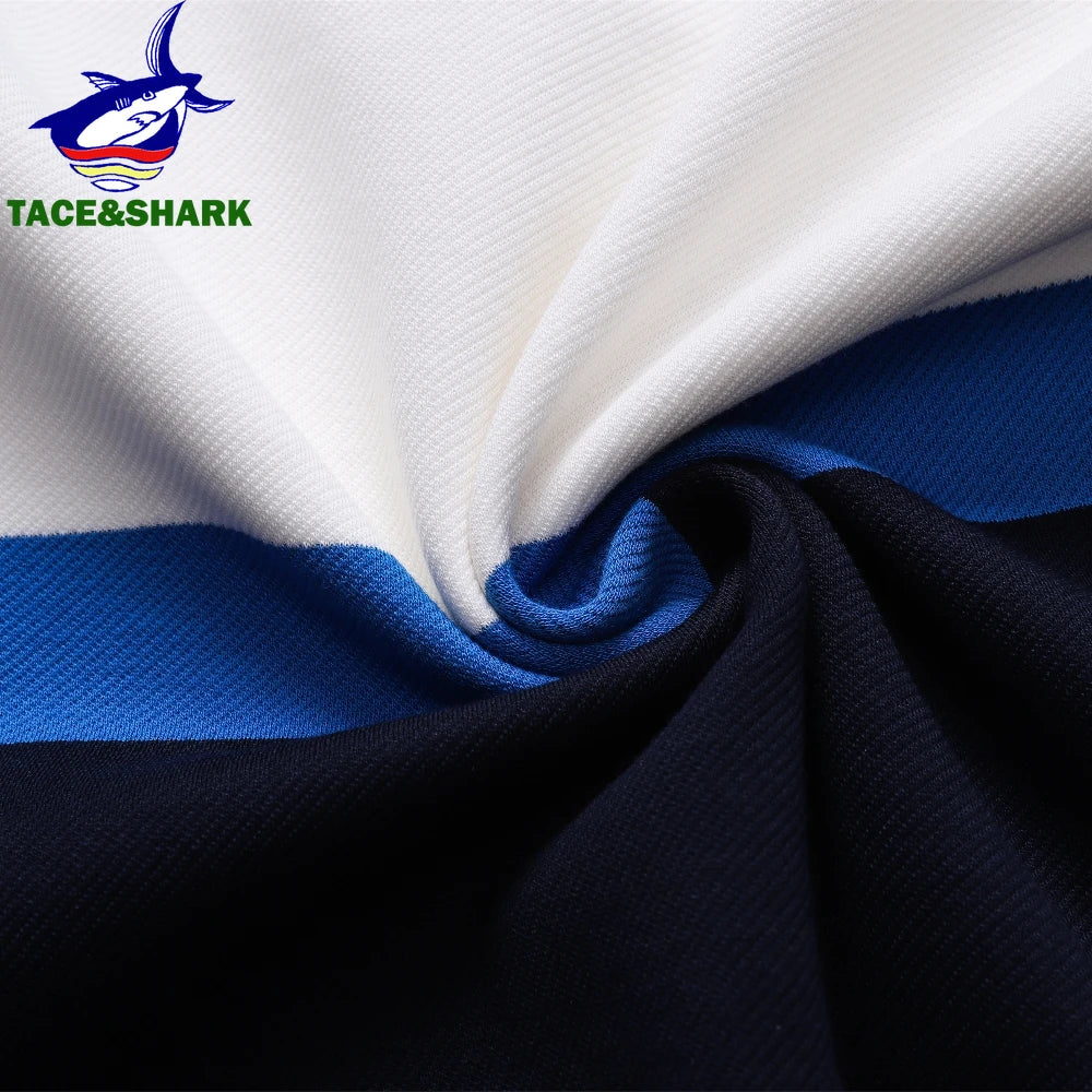 TACE&SHARK Stand Collar Polo Shirt