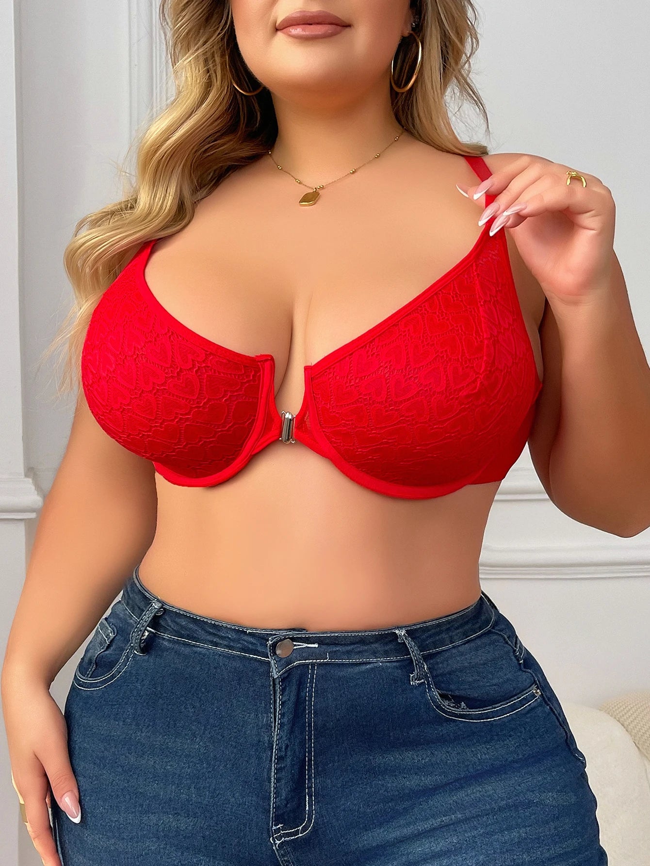 Women's Plus Size Underwear Front Button