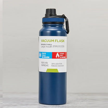 Stainless Steel Vacuum Flask – Car Thermal Cup for Hot & Cold Drinks