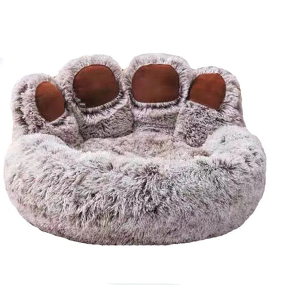Fluffy Dog Bed – Plush Round Pet Cushion for Small to Large Dogs & Cats