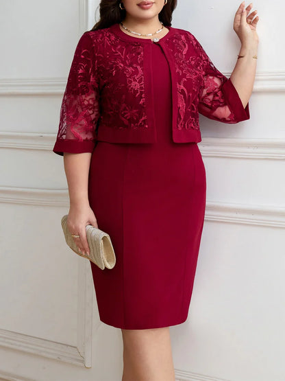 GIBSIE Plus Size Dress Sets