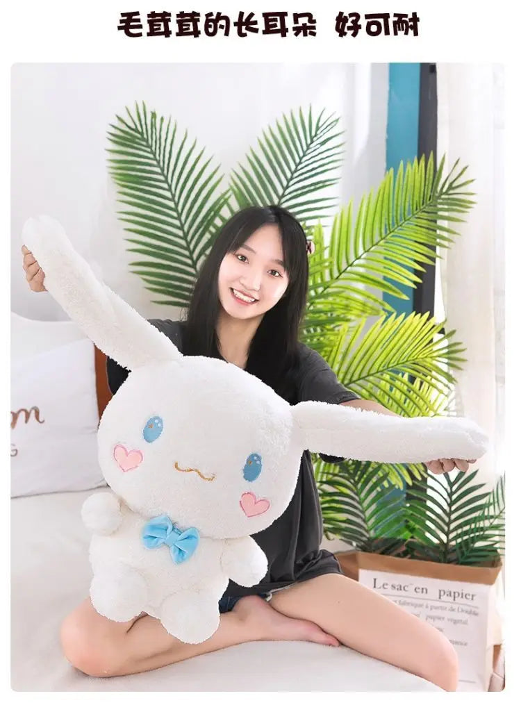 Cinnamoroll Plush Toys Cartoon Big Ear Dog Doll Little White Dog Toy Gives Best Friend Girl Sleep Pillow Decoration Plush Doll