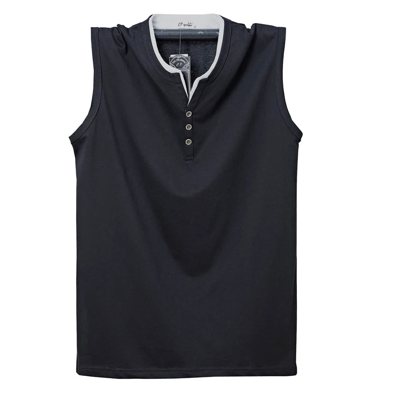 Mens Sleeveless Cotton Tank Top
