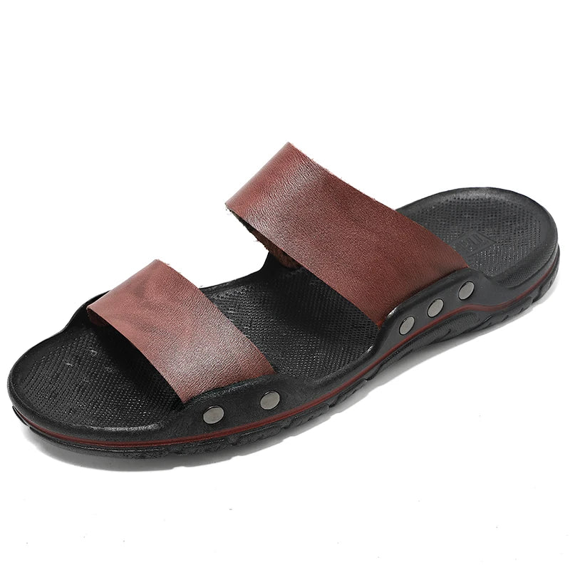 Men plus size 48 solid color summer light casual sandals