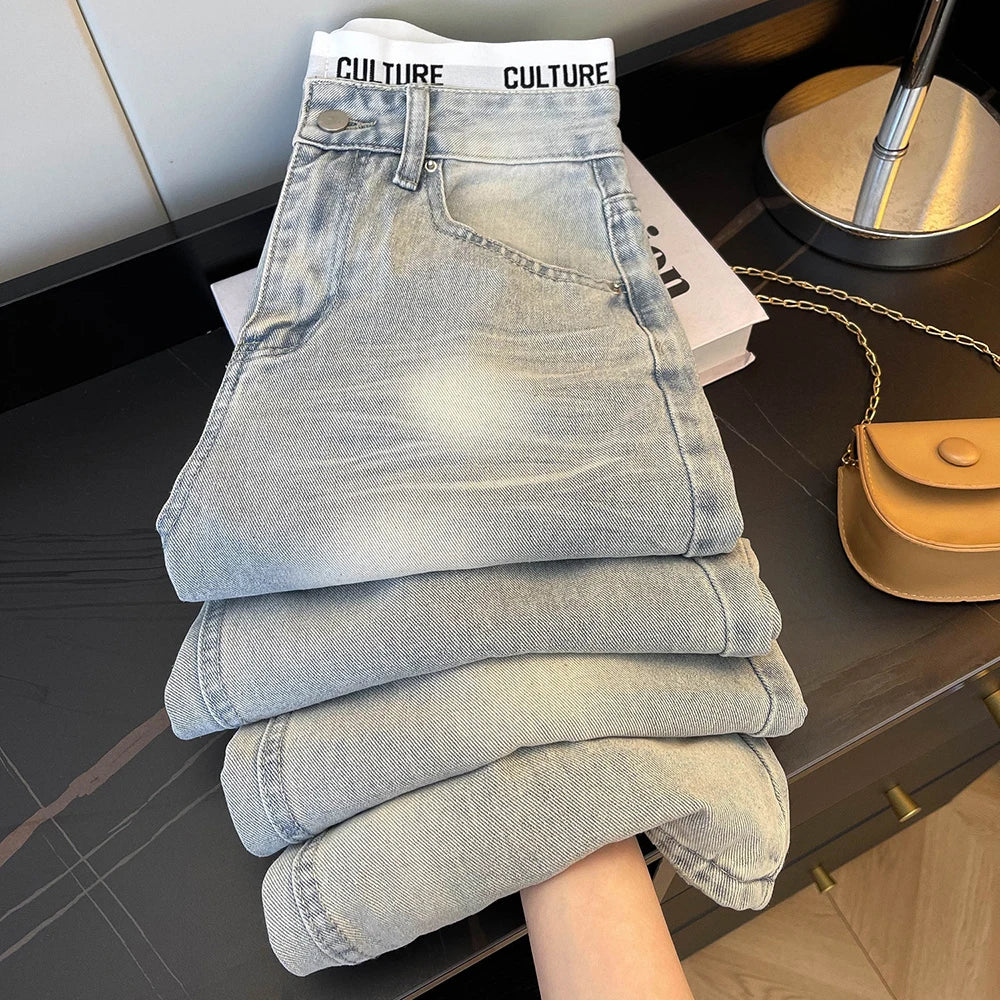 Vintage Ripped Patchwork Jeans