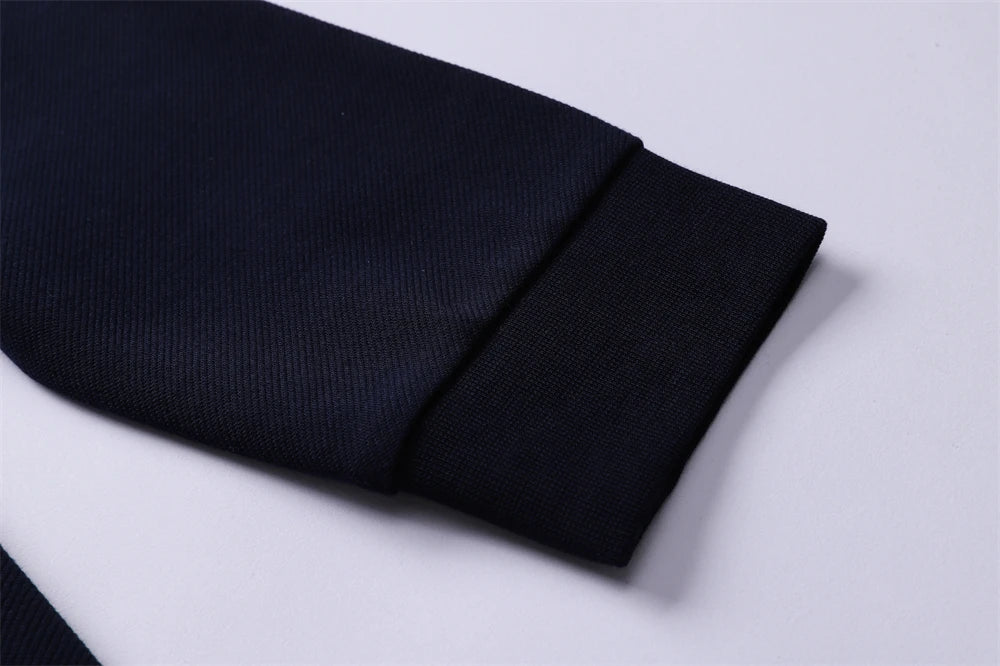 TACE&SHARK Stand Collar Polo Shirt