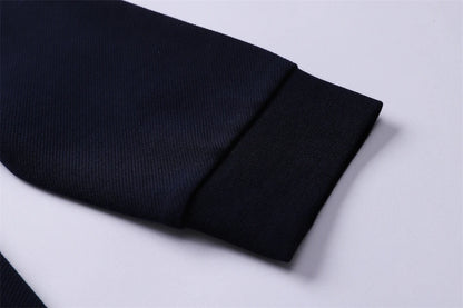 TACE&SHARK Stand Collar Polo Shirt