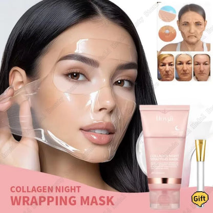 Collagen Night Mask – Korean Wrapping Gel for Moisture, Firmness & Radiant Skin (75ml)