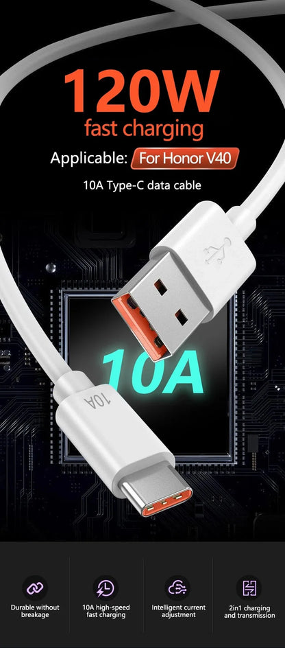 Original Xiaomi 120W USB Type-C Cable – 6A 67W Turbo Fast Charging