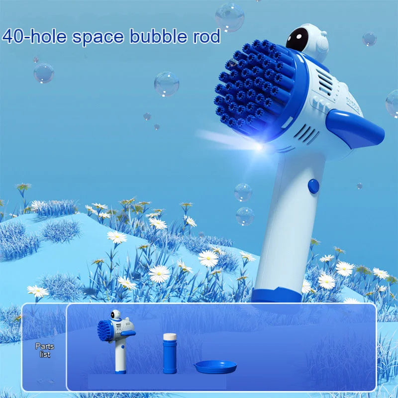 Astronaut Handheld Electric Bubble machine Bubble Gun