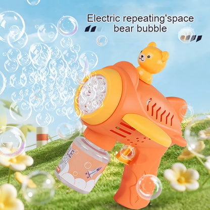 Little Bear Toy Bubble Gun Machine Automatic