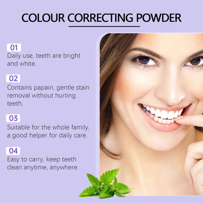 5 Days Teeth Whitening Powder Remove Plaque Stains Dental Calculus Oral Hygiene Cleaning Fresh Bad Breath Tooth Care Products