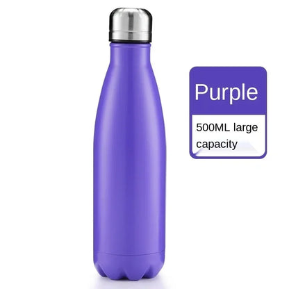 500ml Stainless Steel Water Bottle Cola Water Beer Thermos For Sport Bottles Double-Wall Insulated Vacuum Flask BPA Free Thermos