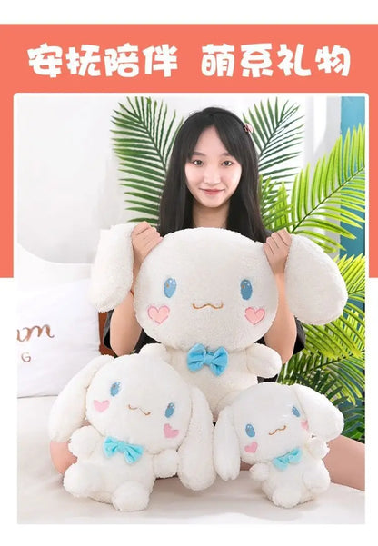 Cinnamoroll Plush Toys Cartoon Big Ear Dog Doll Little White Dog Toy Gives Best Friend Girl Sleep Pillow Decoration Plush Doll