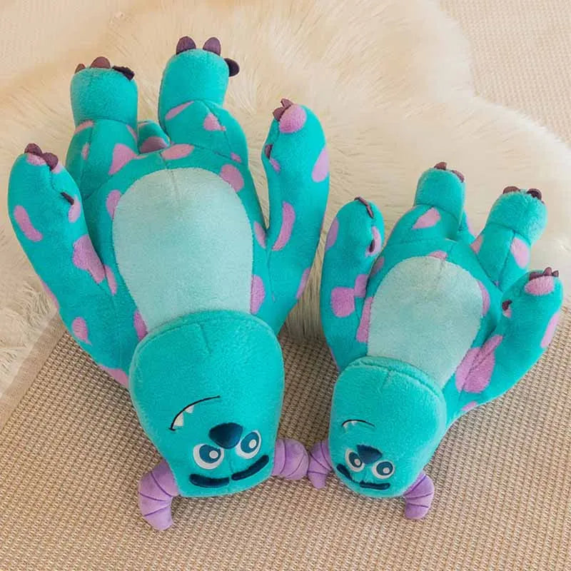 45cm New Rabbit Hair Blue Monster Plush Toys Boy Blue Monster Plushies Toy Children's Dolls Sleep Pillow Girl Doll for Kids Gift