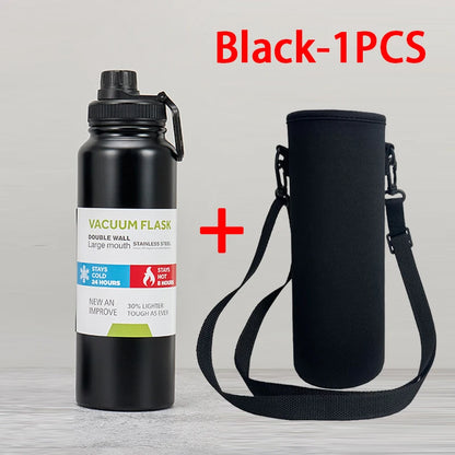 Stainless Steel Vacuum Flask – Car Thermal Cup for Hot & Cold Drinks