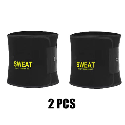 Unisex Neoprene Waist Trimmer Belt – Adjustable Sweat Wrap for Tummy Control, Fat Burn & Back Support | Body Shaper for Men & Women