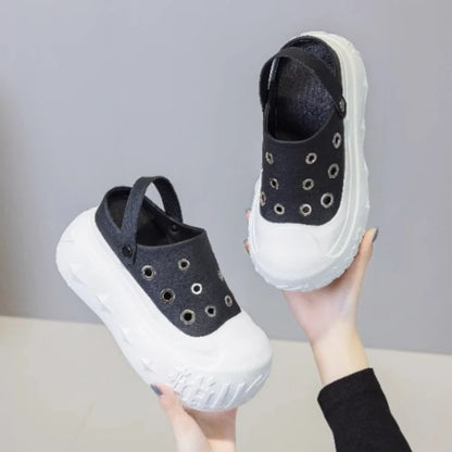 Fujin 9cm Synthetic Microfiber Leather Chunky Sneakers