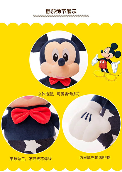 Disney Mickey & Minnie Plush Dolls – 35/45cm Soft Star Pillow Toys | Stuffed Cushion Gift for Kids, Girls & Birthdays