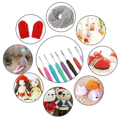 9pcs Knitting Tool Sweater Needle Crochet DIY