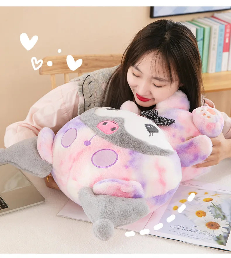 Giant Sanrio Kulomi Plushies Stuffed Animal Doll Cute Cinnamoroll Throw Pillow Melody Plush Toys Girl's Birthday Cinnamorol Gift