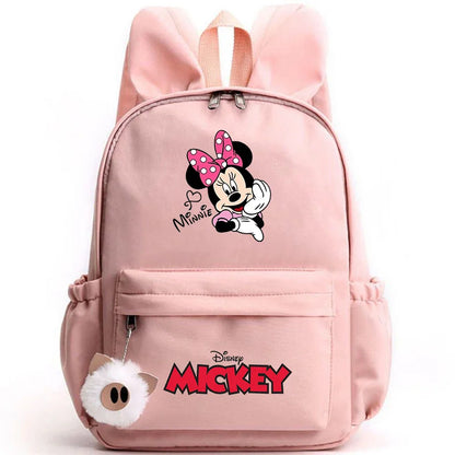 Disney Mickey & Minnie Mouse Backpack – School & Travel Rucksack with Rabbit Ears