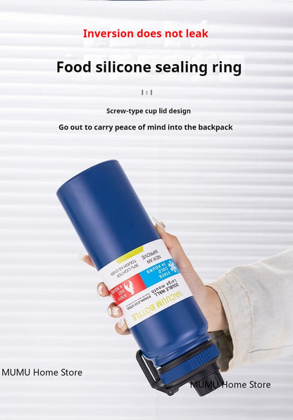 Stainless Steel Vacuum Flask – Car Thermal Cup for Hot & Cold Drinks