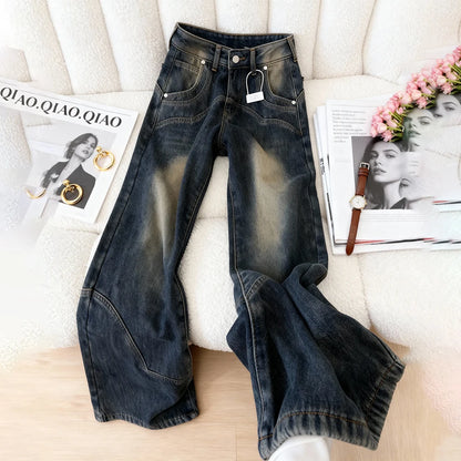 Dark Wash Denim Pants