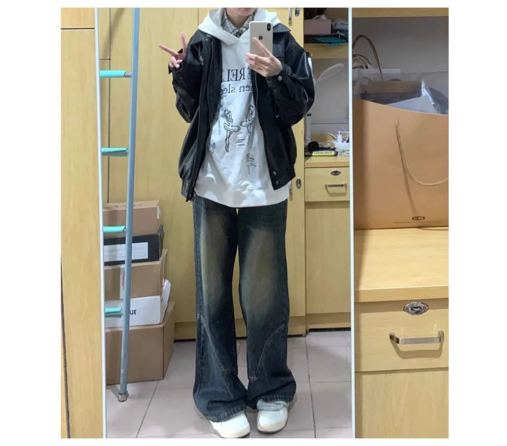 Dark Wash Denim Pants