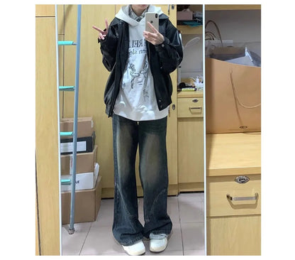 Dark Wash Denim Pants