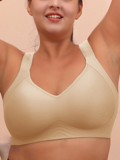 Big breasted sleeping bra for women 6XL without steel