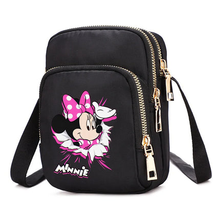 Mickey & Minnie Mouse Women’s Shoulder Bag – Crossbody Cell Phone Purse