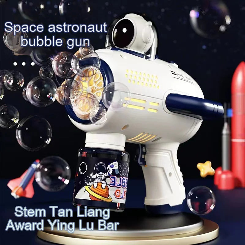 Astronaut Handheld Electric Bubble machine Bubble Gun