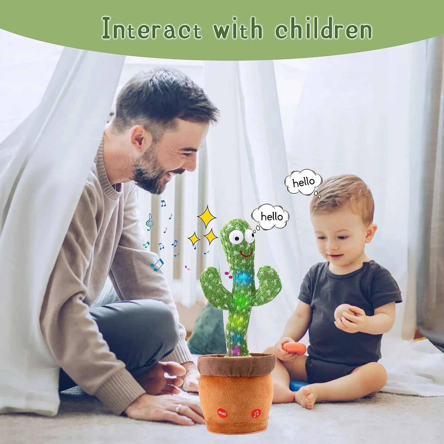 Dancing Cactus Talking Cactus Baby Toys
